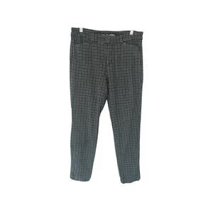 Old Navy Black‎ Houndstooth Office Career Work Pixie Skinny Pants Size 10
